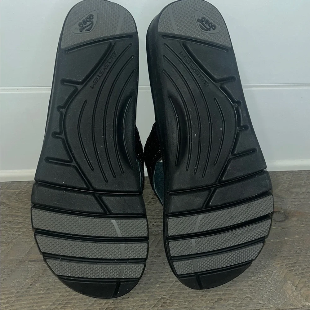 Abeo Bio System Mystic Sandals Black Beaded Flip Flop Thong - Women's Size 10 - Picture 8 of 8